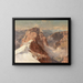 View of Crozzon di Brenta from Cima Tosa with the Pilastro dei Francesi - Edward Theodore Compton — framed artwork on a wall