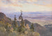 À la Benediktenwand, vue sur Schlehdorf et le Kochelsee - Edward Theodore Compton — artwork view