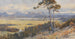 View of Klagenfurt in front of the Karawanken mountain range - Edward Theodore Compton — artwork view