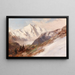 View of the North Side of Grossglockner - Edward Theodore Compton — framed artwork on a wall