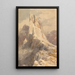 Reproduction of the painting Vue sur les tours Vajolet dans les Dolomites - Edward Theodore Compton