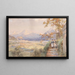 View of the city of Salzburg - Edward Theodore Compton — framed artwork on a wall