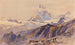 The Matterhorn from the Triftkumm - Edward Theodore Compton — artwork view