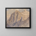Chambre haute Kitzsteinhorn - Edward Theodore Compton — framed artwork on a wall