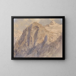 Chambre haute Kitzsteinhorn - Edward Theodore Compton — framed artwork on a wall