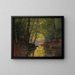 Fishing scene in the Spreewald - Edward Theodore Compton — framed artwork on a wall