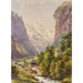 Lauterbrunnen Switzerland Painting - Edward Theodore Compton — artwork view