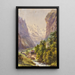 Lauterbrunnen Switzerland Painting - Edward Theodore Compton — framed artwork on a wall