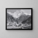 Mont Civetta - Edward Theodore Compton — framed artwork on a wall
