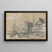 Oberwesel - Edward Theodore Compton — framed artwork on a wall
