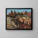 Palatine Hill Painting in Rome - Edward Theodore Compton — framed artwork on a wall