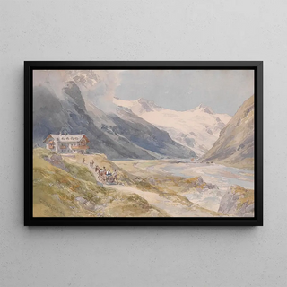 Pasterze - Edward Theodore Compton — framed artwork on a wall