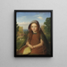 A Country Girl - Edward Thompson Davis — framed artwork on a wall