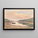 River Erne, Ireland - Edward Thompson Davis — framed artwork on a wall