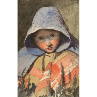 Head of a Young Girl - Edward Thompson Davis — artwork view