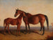 Roxanna and her foal Blarney Stone - Edward Troye — artwork view