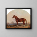 War Dance in a Landscape - Edward Troye — framed artwork on a wall