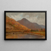 Autumn Lake New Hampshire - Edward W. Nichols — framed artwork on a wall