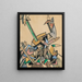 Study for the Cape of Good Hope - Edward Wadsworth — framed artwork on a wall