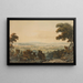 Montreal from the mountain and view of the Saint Lawrence River - Edward Walsh — framed artwork on a wall
