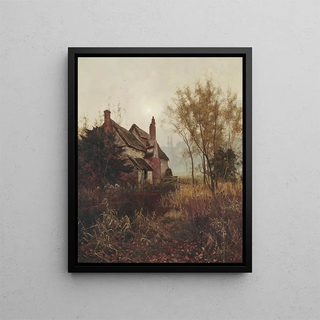 Repose in serene decomposition - Edward Wilkins Waite — framed artwork on a wall