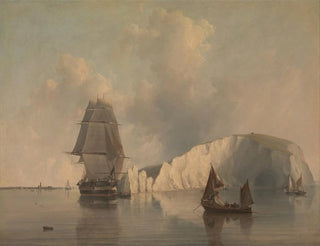 f the coast of the Isle of Wight - Edward William Cooke — artwork view
