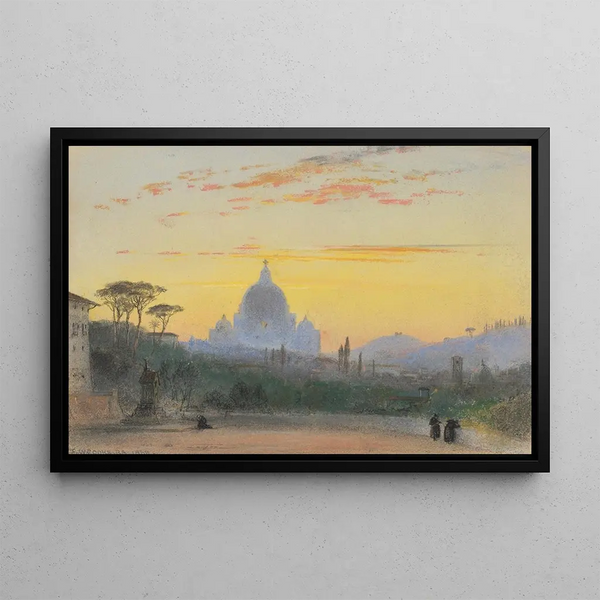 Rome - Edward William Cooke — framed artwork on a wall
