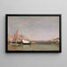 Toulon - Edward William Cooke — framed artwork on a wall