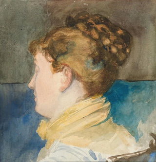 Portrait of Mrs. Abbey - Edwin Austin Abbey
