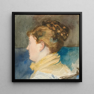 Portrait of Mrs. Abbey - Edwin Austin Abbey
