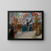 Colomb dans le Nouveau Monde - Edwin Austin Abbey — framed artwork on a wall