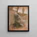 Figure dans les bois - Edwin Austin Abbey — framed artwork on a wall