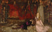 La scène de la pièce dans Hamlet Acte III Scène II - Edwin Austin Abbey — artwork view
