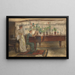 Les Deux Sœurs - Edwin Austin Abbey — framed artwork on a wall