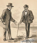 Deux hommes conversant au bord de la mer - Edwin Austin Abbey — artwork view