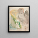 Landscape Sketch unidentified - Edwin Austin Abbey — framed artwork on a wall