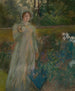 Woman in the Garden - Edwin Austin Abbey — artwork view