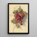 Raisins against a white wall - Edwin Deakin — framed artwork on a wall
