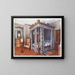a Hepplewhite bedroom - Edwin Foley — framed artwork on a wall