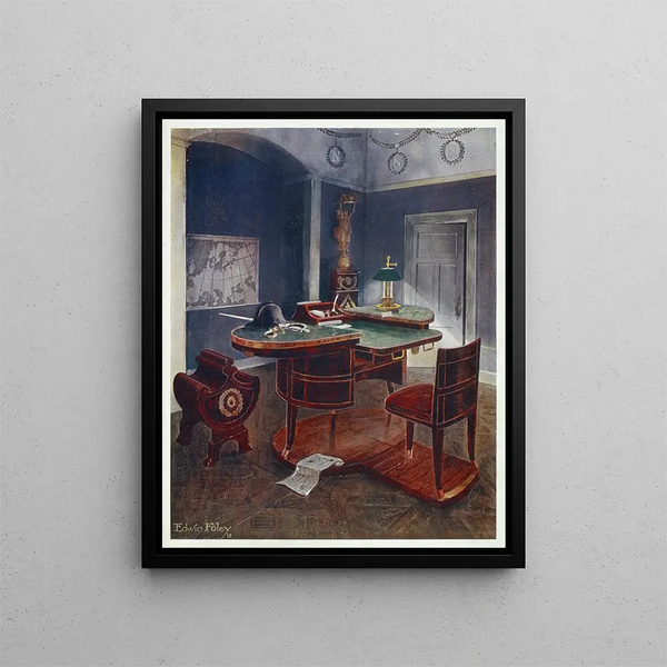 Napoleon the First Château de la Malmaison France - Edwin Foley — framed artwork on a wall