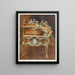Louis XV's royal office painting in French transitional Louis XV-XVI style - Edwin Foley — framed artwork on a wall
