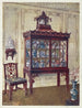 Box in sculpted porcelain in Chinese style Chippendales - Edwin Foley — artwork view