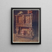 Carved bourgouignon credenze - Edwin Foley — framed artwork on a wall