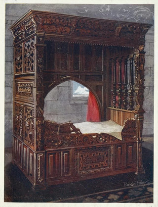 a carved oak painting of Jeanne d'Albret dated 1562 - Edwin Foley — artwork view