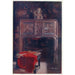 Louis XII carved oak sideboard painting at the Cluny Museum, Paris - Edwin Foley — artwork view