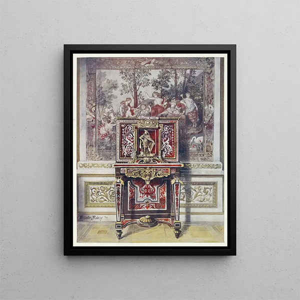 Wedding box Boulle Louvre Museum Paris - Edwin Foley — framed artwork on a wall