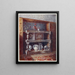 Buffet de l'armoire de la cour - Edwin Foley — framed artwork on a wall