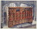XIVth Century Chest with Buttress Supports Painting - Edwin Foley — artwork view