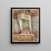 Queen Marie-Antoinette's gilded bed painting - Edwin Foley — framed artwork on a wall