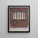 Henri Deux carved coffer or bahut ca 1555 - Edwin Foley — framed artwork on a wall
